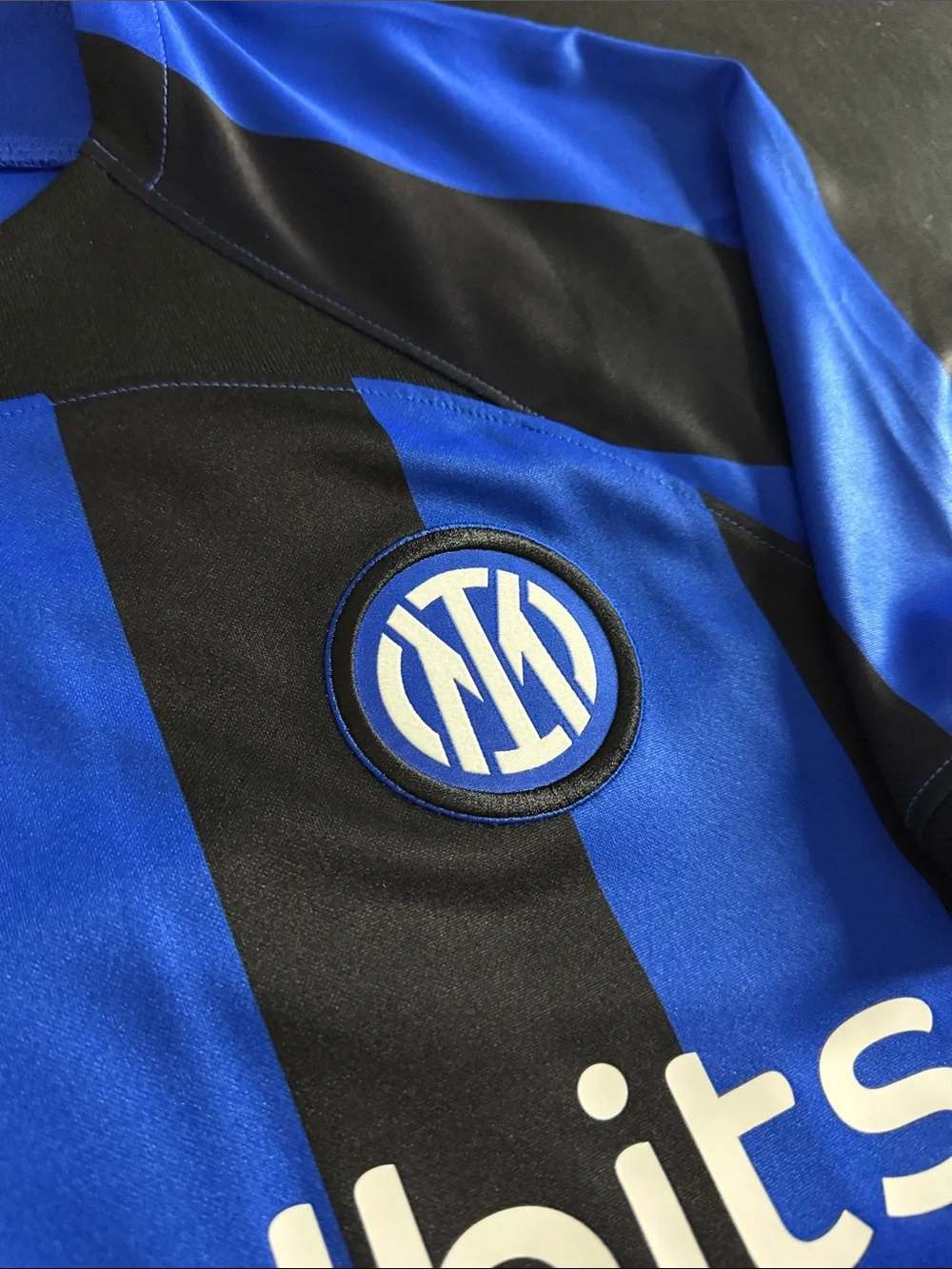 RARE Inter Milan #10 Lautaro Martínez 2022-23 UCL Nike Home Jersey